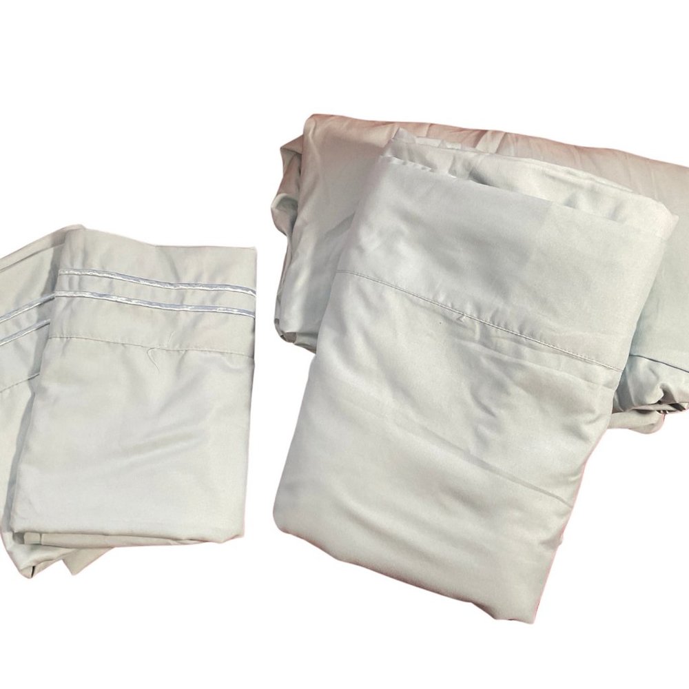 Light Blue King Size Sheet Set